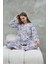 Pamuklu Düğmeli Gömlek Yakalı Pijama Takımı 1