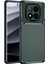 Xiaomi Redmi Note 14 Pro Plus Uyumlu Kılıf Negro Karbon Görünümlü Silikon Koyu Yeşil 2