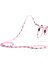 Yavru Kedi Göğüs Tasması ve Gezdirme Kayışı, 120CM, Pembe, 15-33CM 1