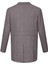 Kahverengi Slim Fit Ceket Yaka Yünlü Kaşe Palto 3