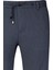 Lacivert Rahat Kesim Yandan Cepli Jogger Pantolon 2