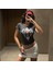 Angel Cross Heart Cyber Grunge Full Body Kısa Kollu Crop 1
