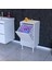 Söke Banyo Için Sihirli Kutu 45X75X32,5 Cm’ Lik 1 Göz Sepet Hazneli Mini Banyo Dolabı 1