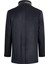 Lacivert Slim Fit Hakim Yaka Yünlü Basic Palto 2