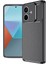 Oppo A3 Uyumlu Kılıf Negro Karbon Görünümlü Silikon Siyah 2