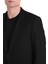 Siyah Slim Fit Sivri Yaka Klasik Takım Elbise 3