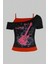 Siyah Rock Together Pink Guitar Ek Askılı Kısa Kollu Full Body Crop 1