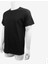 Gıldan Ağır Pamuklu Tişörtler, Pamuklu Tişört, %100 Pamuk Tişört, Tişört, Sıfır Yaka Siyah Büyük Beden T-shirt 1