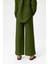 Haki Paçası Yırtmaçlı Kadın Pantolon 4