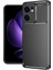 Oppo Reno 13F Uyumlu Kılıf Negro Karbon Görünümlü Silikon Siyah 1