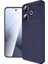 Xiaomi Redmi 13 4g Uyumlu Kılıf Negro Karbon Görünümlü Silikon Lacivert 1