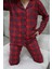 Pamuklu Düğmeli Gömlek Yakalı Pijama Takım 5