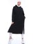 Atlas Kapüşonlu Midi Boy Sweatshirt - Siyah 4