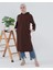 Atlas Kapüşonlu Midi Boy Sweatshirt - Mürdüm 1