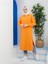 Kapüşonlu Bayan Sweatshirt Orange (3007-070) 7