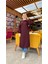 Hira Balon Kol Midi Boy Sade Basic Sweatshirt - 3031 - Mürdüm 1
