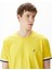 Erkek Sarı Standart Fit T-Shirt 4