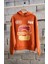 Cherry Fox Turuncu Baskılı Motorcu Sweatshirt 2