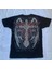 Siyah Vintage Angel Wings Cross Cyber Grunge Unisex T-Shirt 1