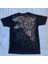 Siyah Vintage Angel Wings Cross Cyber Grunge Unisex T-Shirt 4