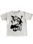 Beyaz Gangster Devil Woman (Unisex) T-Shirt 2