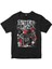 Siyah Gothic Spider Punk Unisex T-Shirt 1