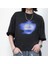 Siyah Halogen Blue Face (Unisex) T-Shirt 1