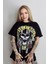 Siyah Guns N' Roses Skull 85 Unisex T-Shirt 1