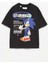 Siyah Super Sonic Unstoppable Unisex T-Shirt 1