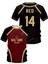 Siyah Bordo Anime Blue Lock 14 Reo Forma Unisex T-Shirt 1