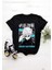 Siyah Anime Jujutsu Kaisen Gojo Satoru Unisex T-Shirt 1