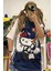 Lacivert Hello Kitty Baseball Forma Unisex T-Shirt 1