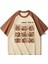 Kahverengi Raglan Capy Bara Cute Faces Unisex T-Shirt 1