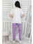 %100 Pamuk Yazlık Kısa Kollu Terletmeyen Yumuşak Kumaşlı Kız Çocuk Pijama Takımı 3
