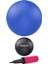 65 cm ve 20 cm Pilates Topu Seti + Çift Yönlü Pompa - Yoga, Pilates, Denge Egzersizi 2
