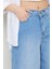 Dökümlü Baggy Kot Pantolon 1513 - Açık Mavi 5
