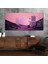 Yatay Saatli Yandan Sanat ve Doğa Temalı Cam Tablo YSYS229 1