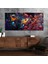 Yatay Saatli Yandan Sanat Temalı Cam Tablo YSYS257 1