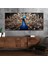 Yatay Saatli Yandan Sanat Temalı Cam Tablo YSYS270 1
