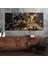 Yatay Saatli Yandan Sanat Temalı Cam Tablo YSYS311 1