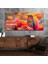 Yatay Saatli Yandan Sanat Temalı Cam Tablo YSYS369 1