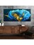 Yatay Saatli Yandan Sanat Temalı Cam Tablo YSYS275 1