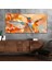 Yatay Saatli Yandan Sanat Temalı Cam Tablo YSYS367 1