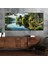 Yatay Saatli Yandan Sanat Temalı Cam Tablo YSYS267 1
