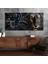Yatay Saatli Yandan Sanat Temalı Cam Tablo YSYS289 1