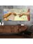 Yatay Saatli Yandan Sanat ve Doğa Temalı Cam Tablo YSYS073 1
