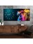 Yatay Saatli Yandan Sanat Temalı Cam Tablo YSYS324 1