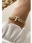Gold T Harf Bileklik TRBILEK7643 B34003 1