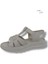 1150 Kadın Krem Cırtlı Yumuşak Taban Comfort Sandalet Ayakkabı 3