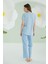 Nbb Mavi Good Day Pijama Takımı 3